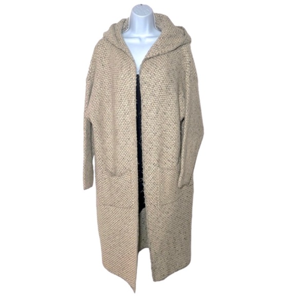 Look By M Knit Hooded Cardigan Sweater - Size O/S - Picture 6 of 6